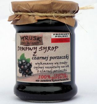 TRUSK Domowy syrop z czarnej porzeczki 230 ml